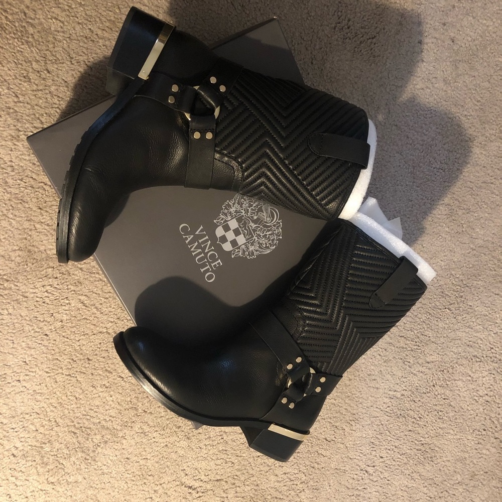 Vince Camuto Moto leather boots